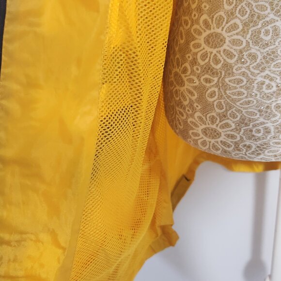 Mossi Men's SZ Medium Yellow Black Multi-Pocket Moto Sports Snow Hiking Jacket - Picture 12 of 16